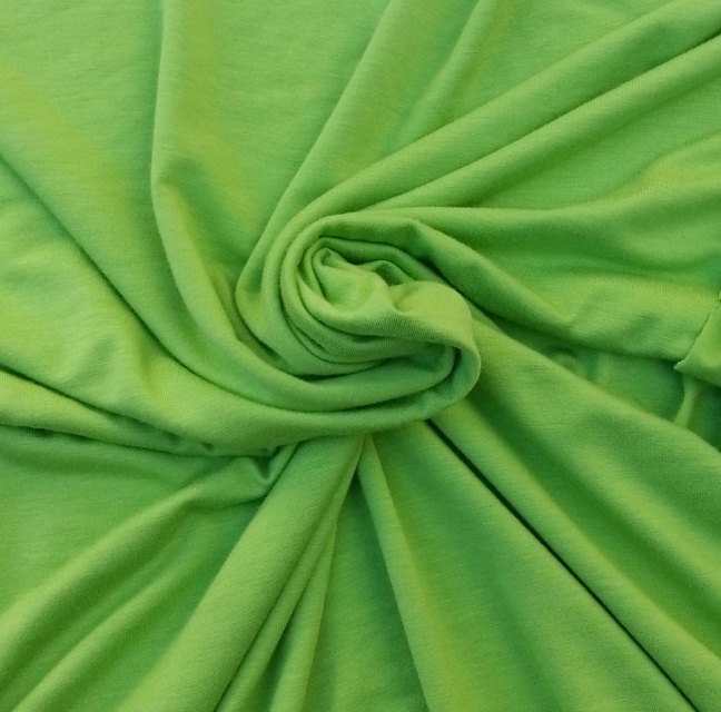 Supima Cotton Modal Spandex Jersey Knit Fabric by the Yard One Green