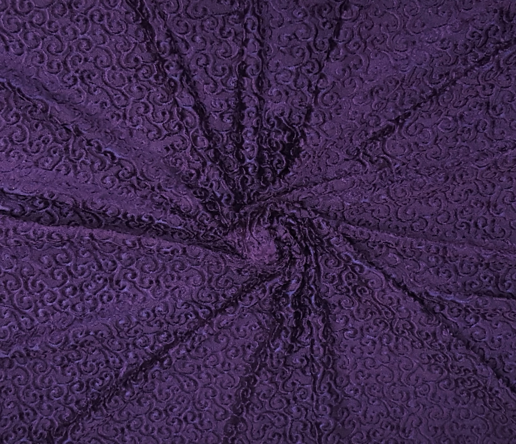 Purple Velvet by the Yard - J S International Textile